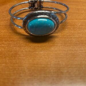 Silver Turquoise Bracelet
